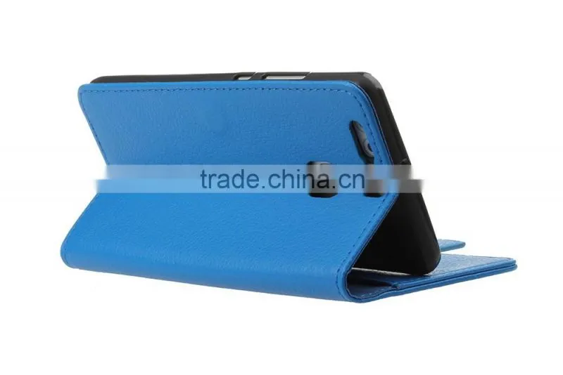 Original MMT Litchi Grain wallet leather flip case forHuawei P9 photo frame holder leather PU case with card slot for Huawei P9