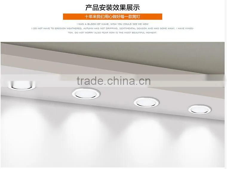 Factory Sell Dimmable LED Downlights 3w 5w 7W 9W 12w SMD 5630 LED Ceiling Lamp Spot Lights