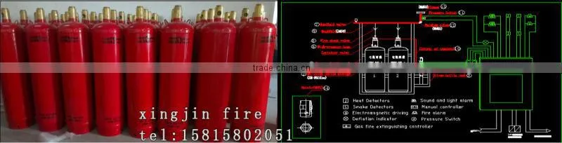 FM200 Fire detection System fire suppression system