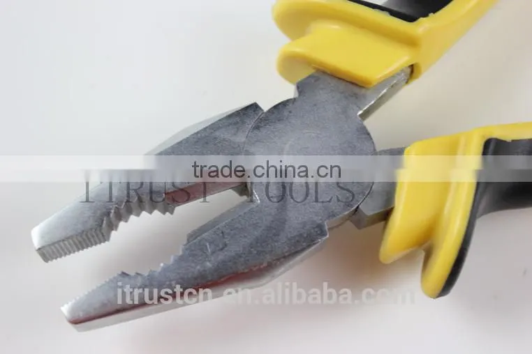 good quality combination plier with blue and gray handle PL1001C GS KING TOOLS