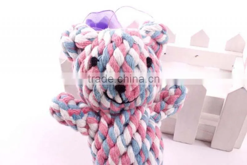 2014 all new sweety bear animal shape cotton pet toys and pet products