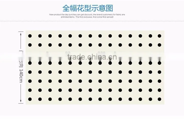stretch satin printed silk fabric Wave dot pattern