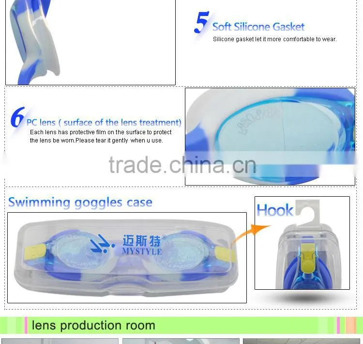 Kids wholesale cartoon swim goggles/funny swim goggles