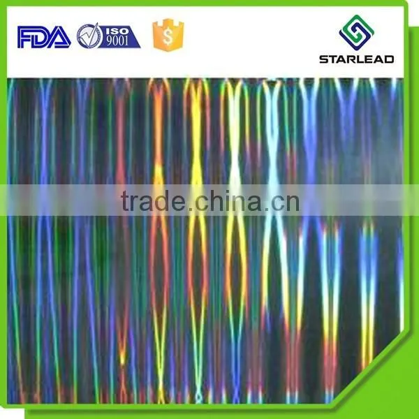 Corona treated transparent bopp holographic film