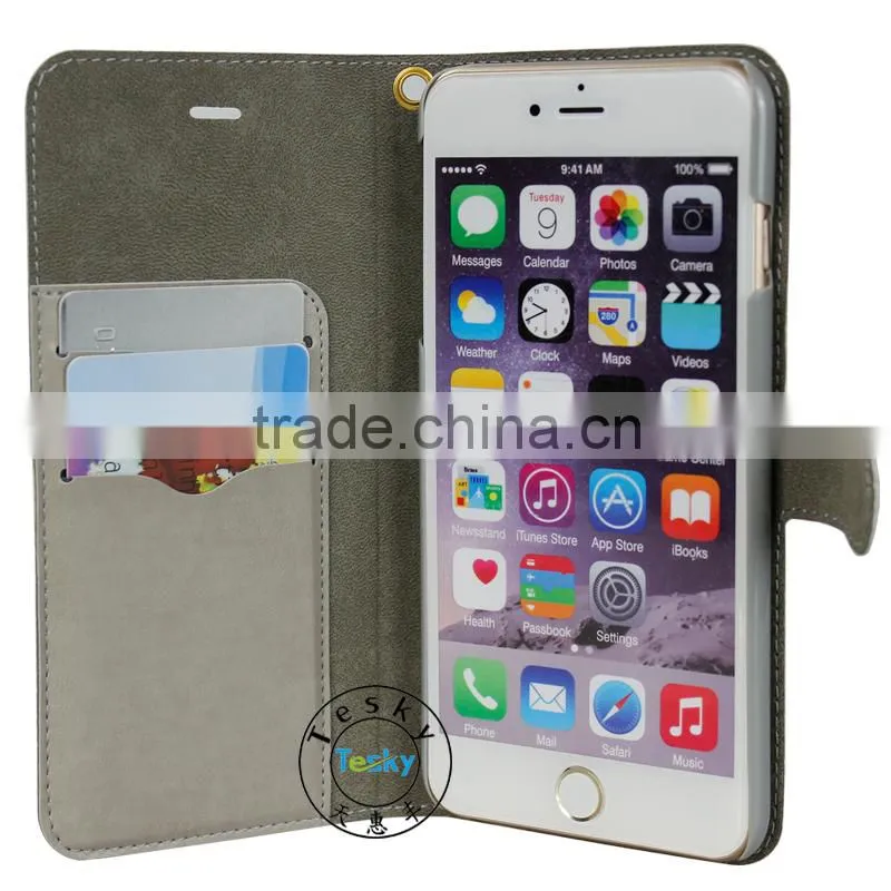 Leather pattern phone case for iphone 6 plus