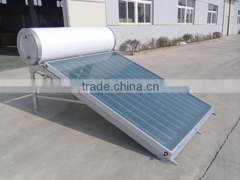 2016 New Flat Plate Collector Compact pressurized solar water heater,