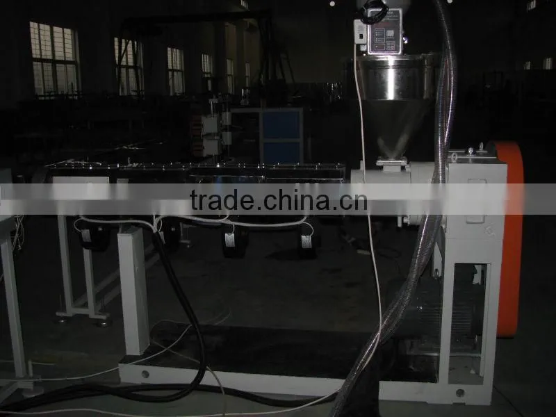 plastik pvc transparent hose making machine