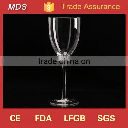 Glassware drinkware personalized wine glass with long stem