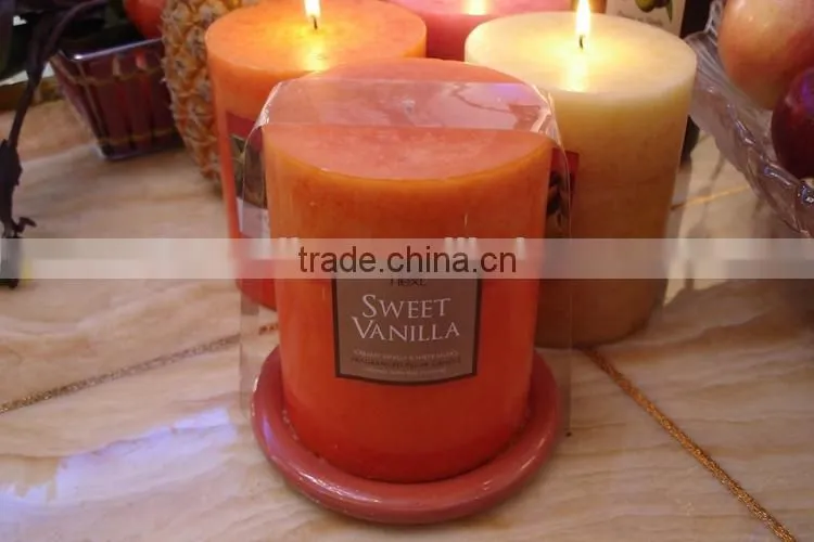 snowflake candle