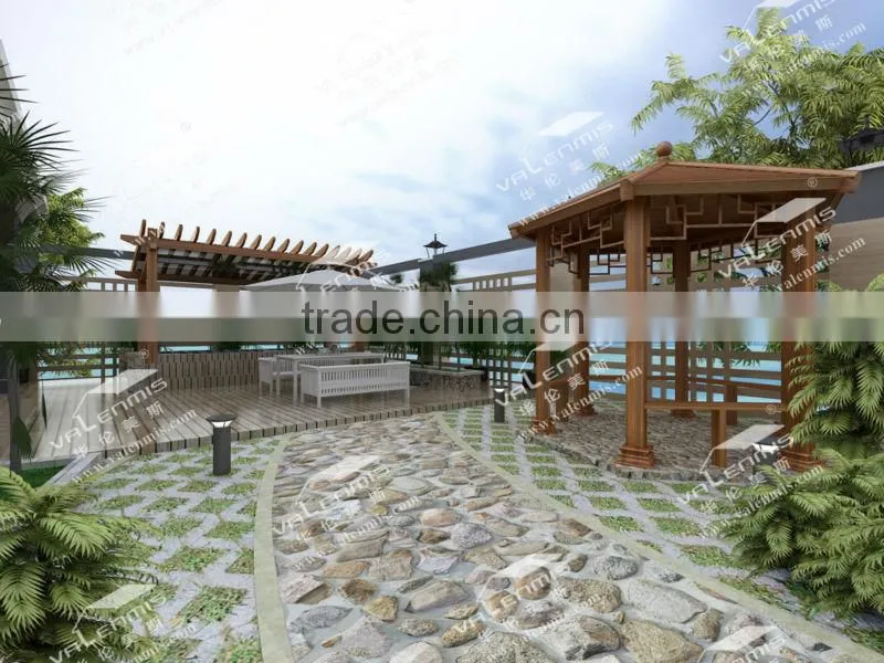 pergola aluminum pavilion use for garden building 2015