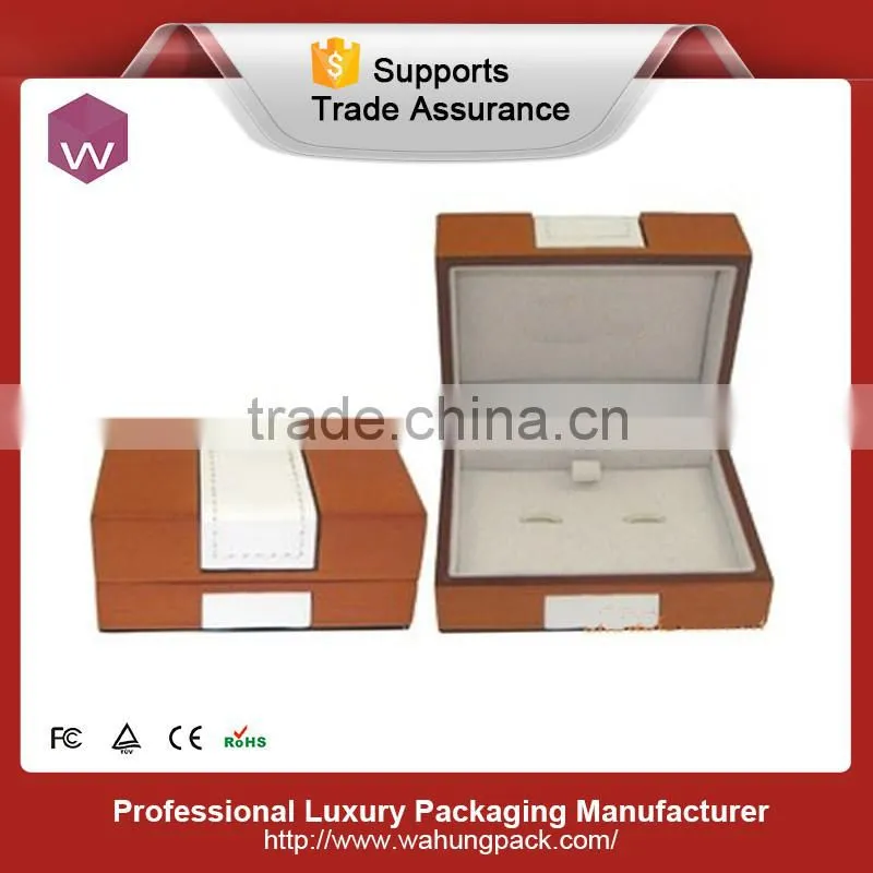 Manufacturing mdf cufflink packing boxes (WH-0310)