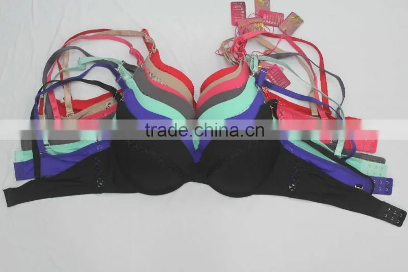 Stylish Satin Tape Ladies Push Up xxx Sexy Bra