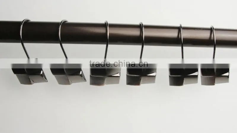 2015 Hot sale shower curtain hooks set for bathroom , best price shower curtain hooks/ custom shower curtain Hooks