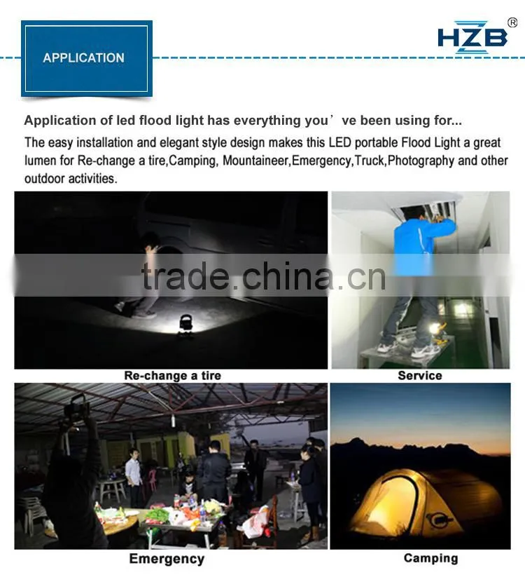 Long Lasting Rechargeable 30W Led Spot lights With COB SMD For Choose Flood Lamp