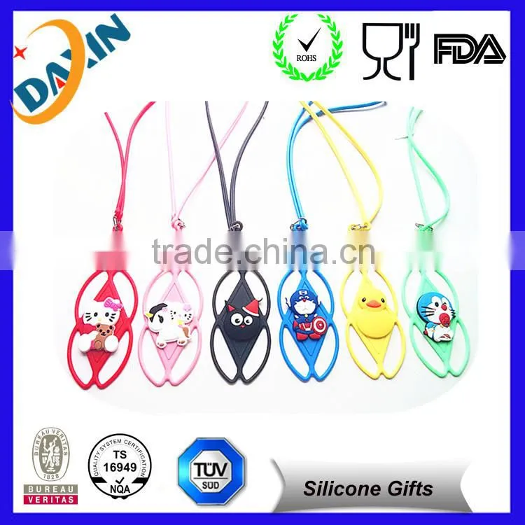 2015 newest USA cartoon designs hot sale universal silicone rubber phone ring case