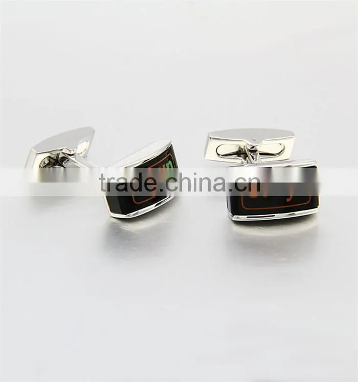 high end gifts for men stainless steel good quality black plating vintage cufflinks