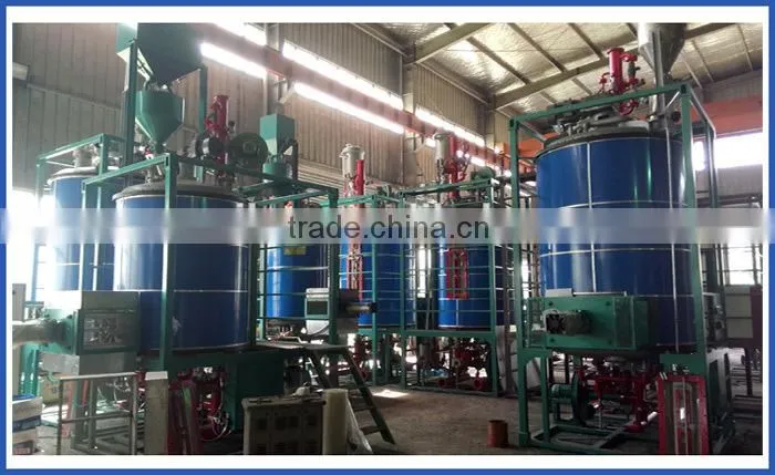 Full automatic expandable polystyrene beads foaming machine