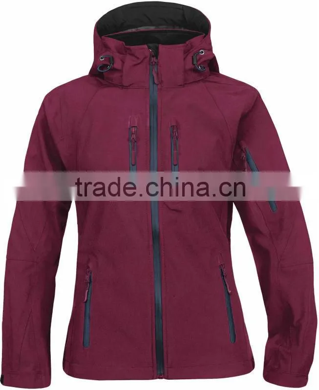 Softshell Plaid Hooded Jacket