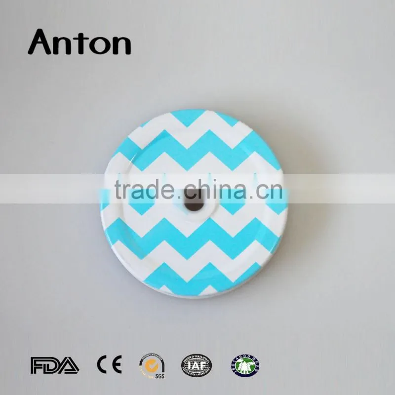 Engraving metal twist off top lid