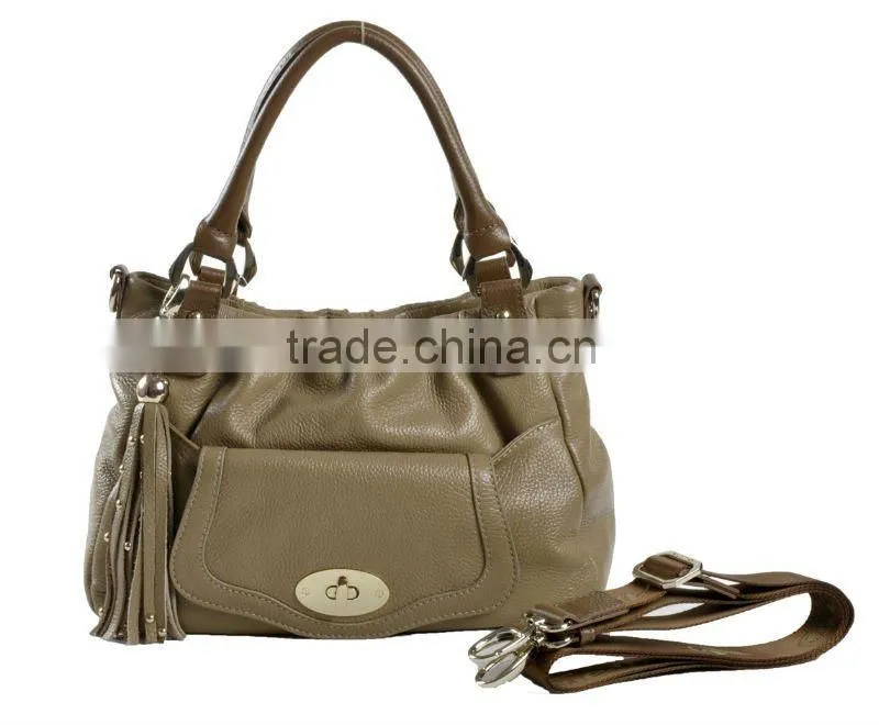 New arrival!Luscious studded tassl tote bag 2012 newest ladies handbags
