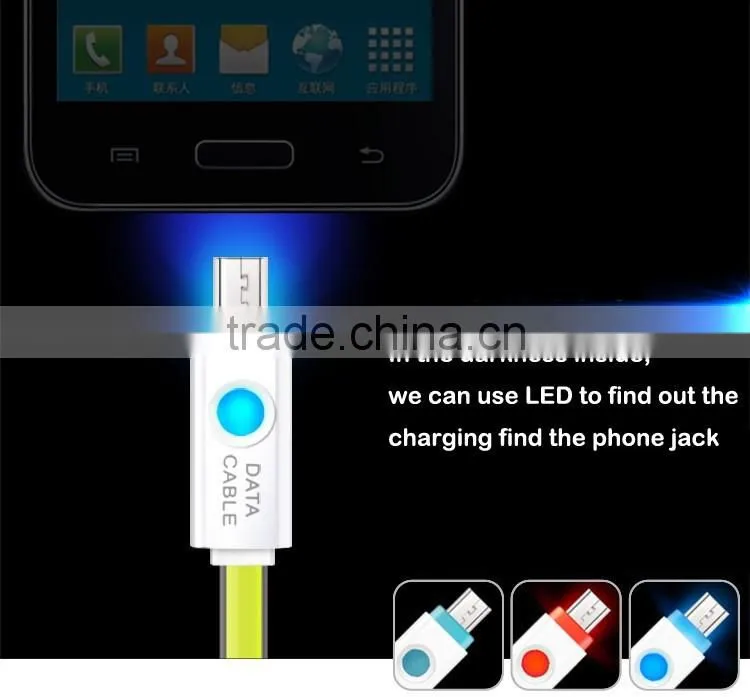 Colorful transparent jelly wholesale for iphone usb cable