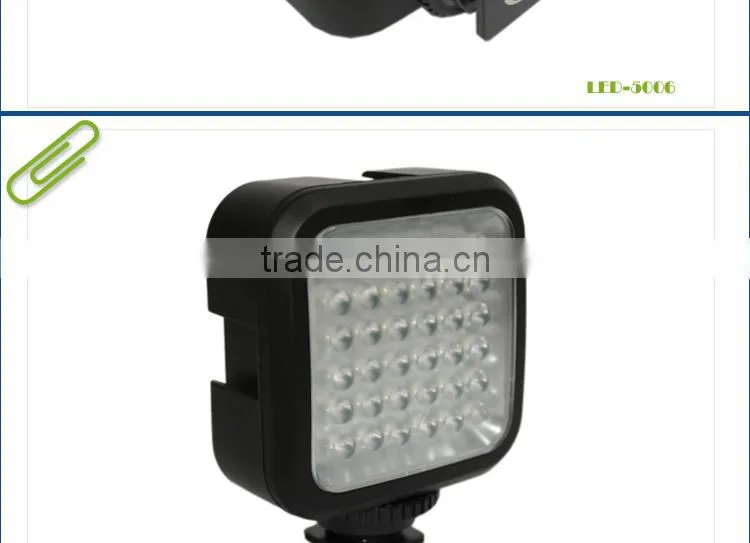 Video Tutorial LED Video Light On-Camera Location Light Lighting for Photography