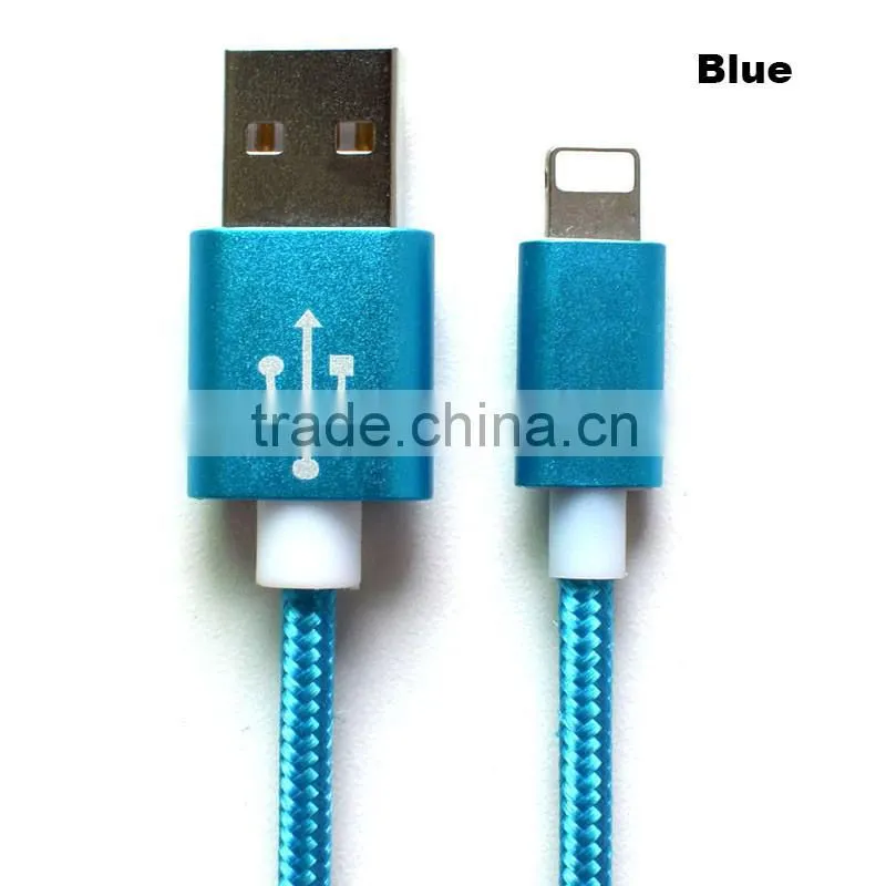 High speed quick charging nylon micro usb data cable for wholesale