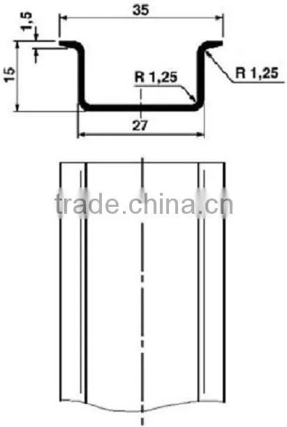 high mounting rail