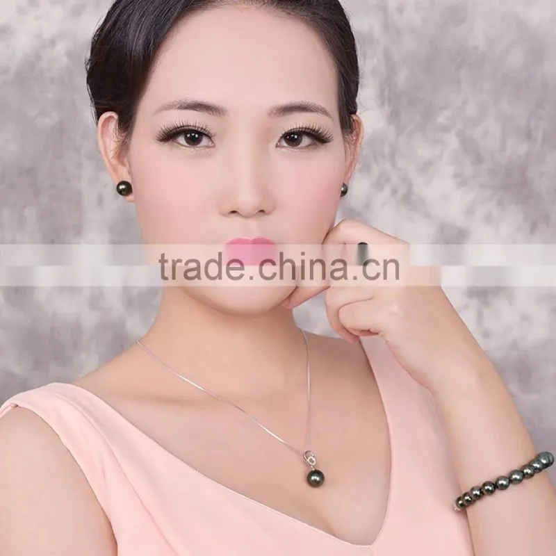 18k gold wedding ring tahitian pearl 10-11mm large pearl size