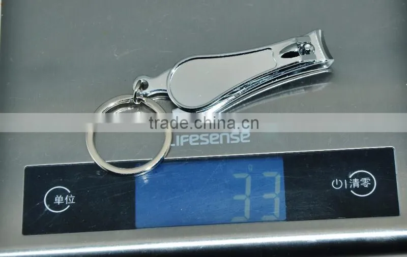 Metal Nail clippers keychain and funny nail clippers cheap nail clipper
