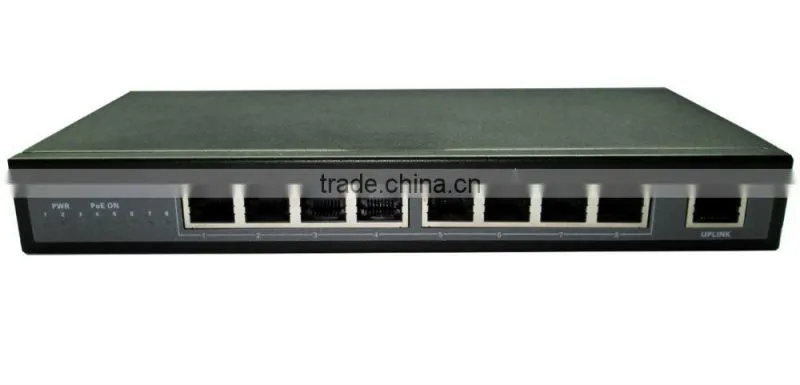 144W CCTV IP Camera 8 port 10/100Mbps 8 Channel PoE switch Ethernet Supply Security