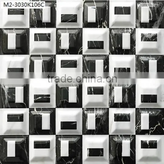 300*300mm restaurant kitchen tile floor tiles glazed tile 3d mosaic tile ceramic wall tile