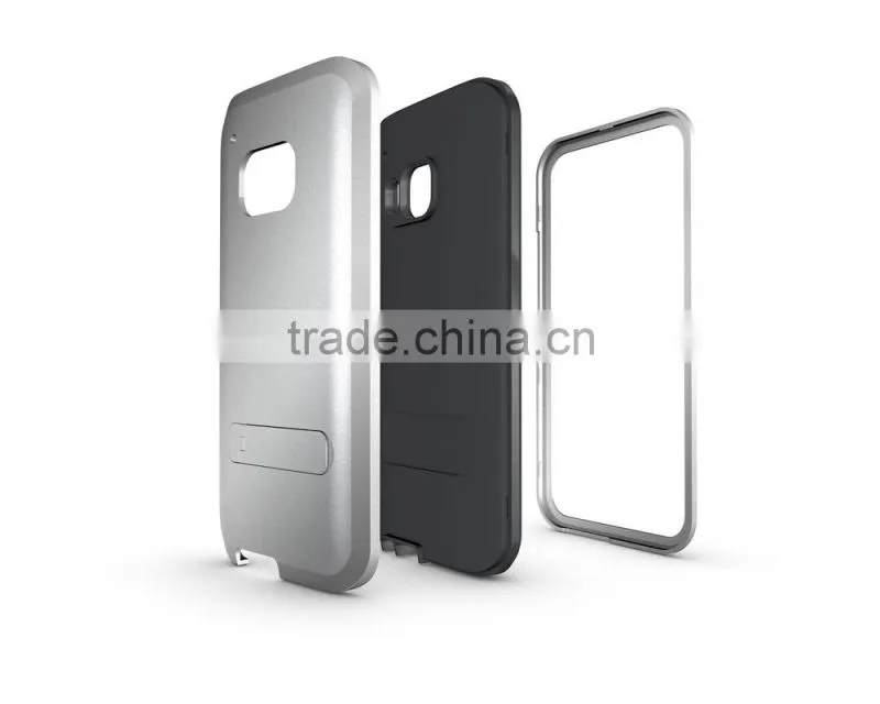 New design armor case built in screen protector for HTC M9