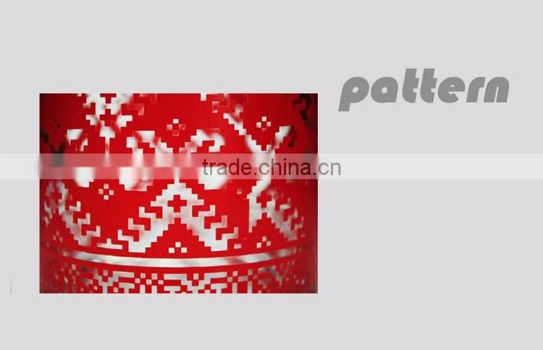 Best Selling High quality colorful decal glass candle jar