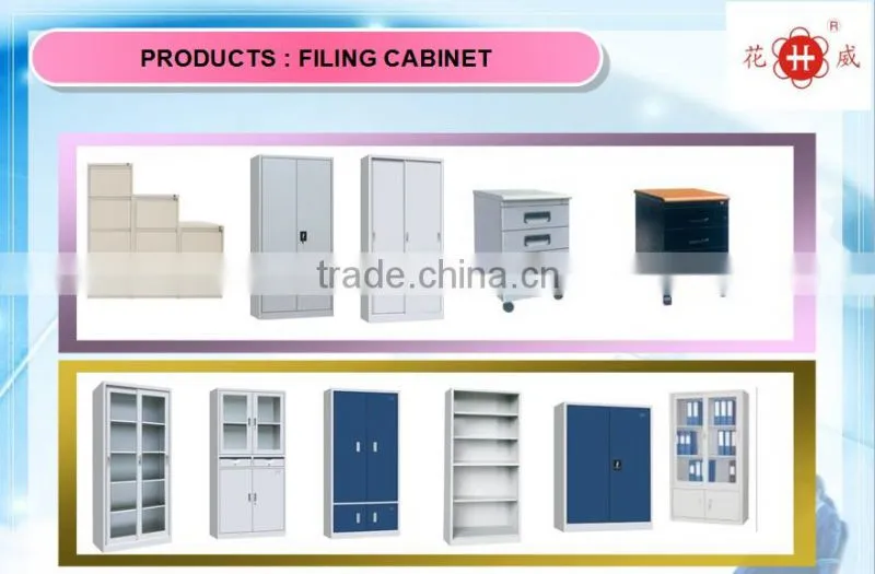 gym use metal 6-door wardrobe design with lock