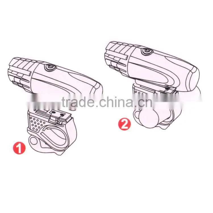 Asia Leader Lighting Products 4 Lightness Modes ABS CREE XPE 3W LED Bicycle Light