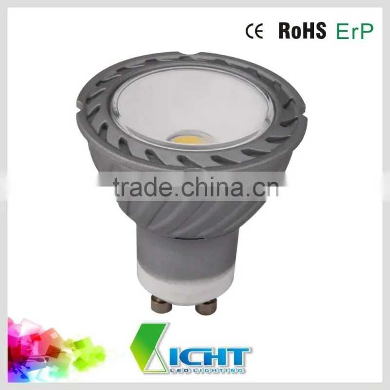 cob led light gu10 7w grey led spotlight
