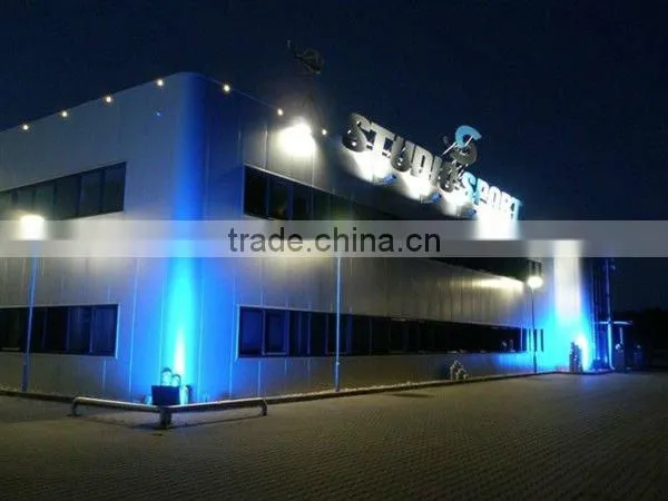 10w black case led 10watt outdoor flood light 100-240v, bridgelux, white, rgb color