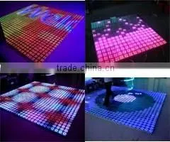 China LED Display Panel 50X50cm Video Dance Floor For Sale 3D Effect Stage Lighting Wedding Christmas Decorative Club Party