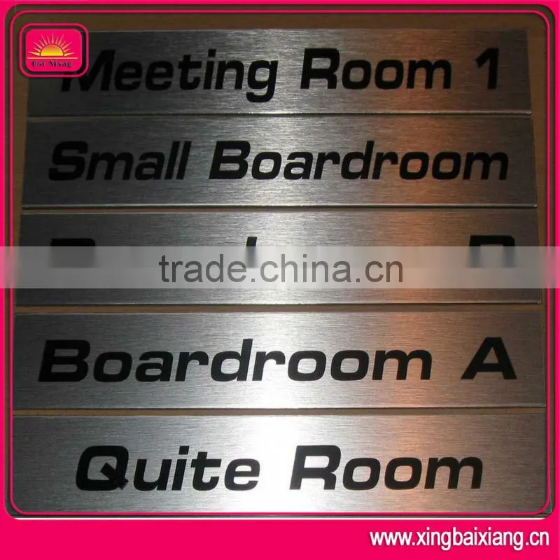 metal nameplates for furniture