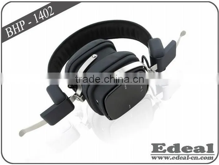 Metal Professional customize Wireless Bluetooth headphone with mic / bluetooth earphone For cell phone ,BSCI supplier