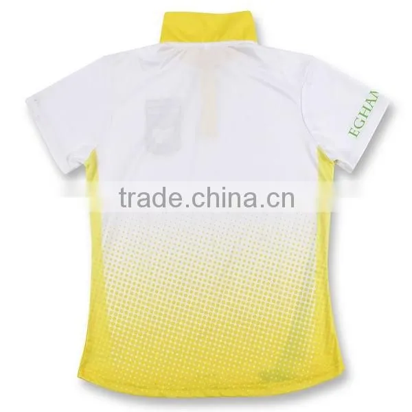 free shipping Poloshirts dri fit white and blue color combination polo shirts
