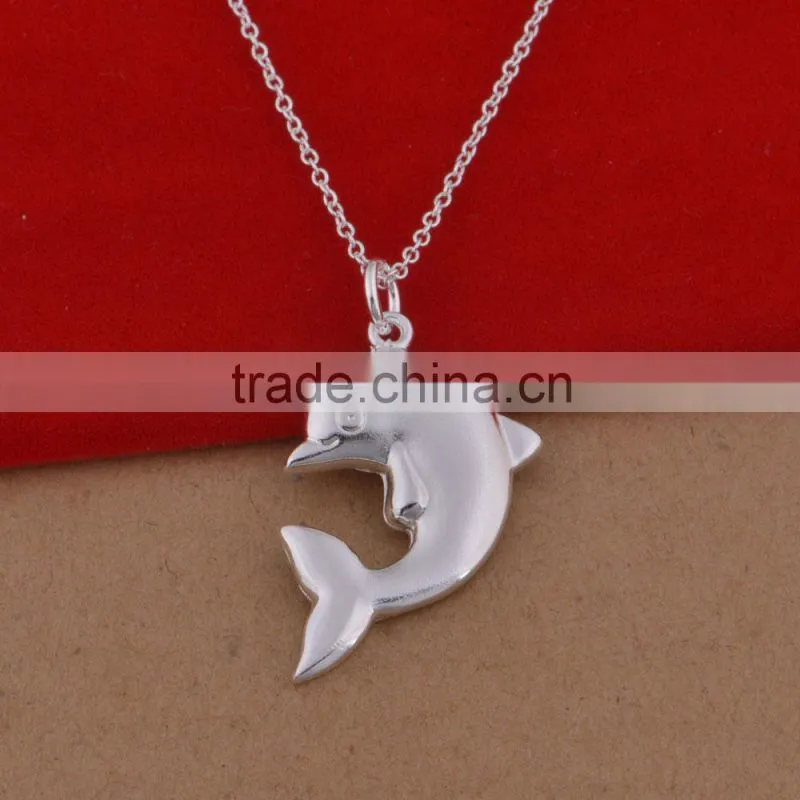 heart model 925 sterling silver jewelry wholesale necklace