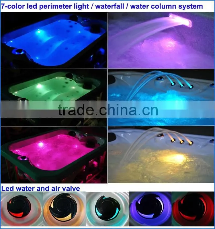 Comfortable large outdoor spa &massage spa