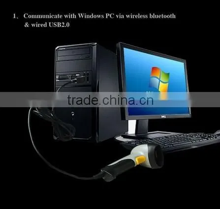 Bluetooth Portable Wireless Bluetooth Barcode Scanner for Apple iOS Android Win