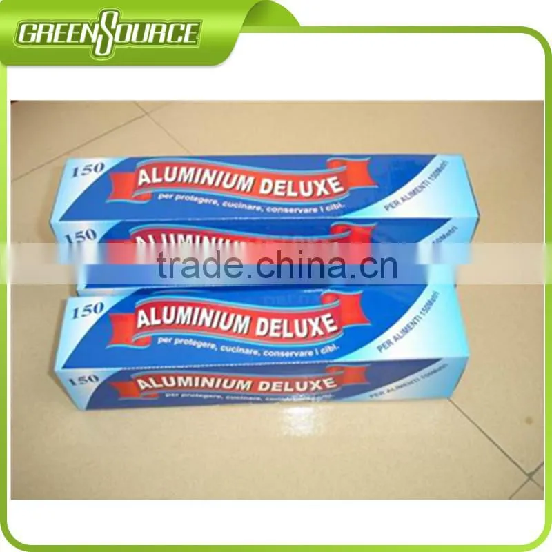 greensource aluminium foil roll food packaging low price