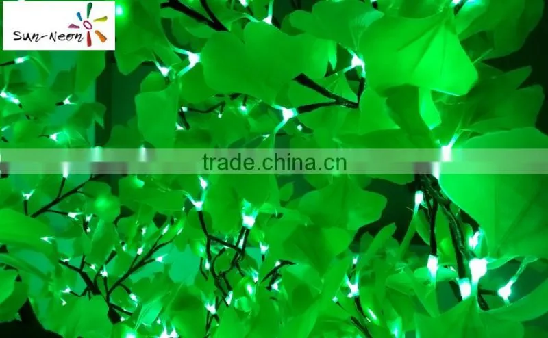 Outdoor decoration nature ginkgo led tree lights outdoor hanging tree light outdoor tree up lights