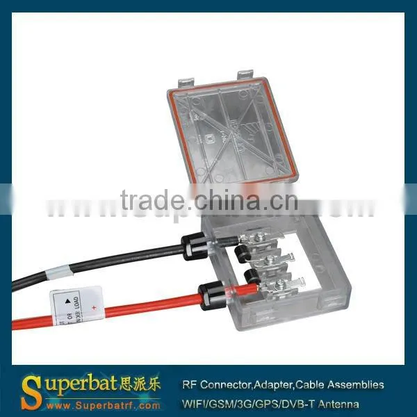 1000V Solar Junction Box with 3A-6A 80W-120W for Solar panel solar connector mc4 connectors