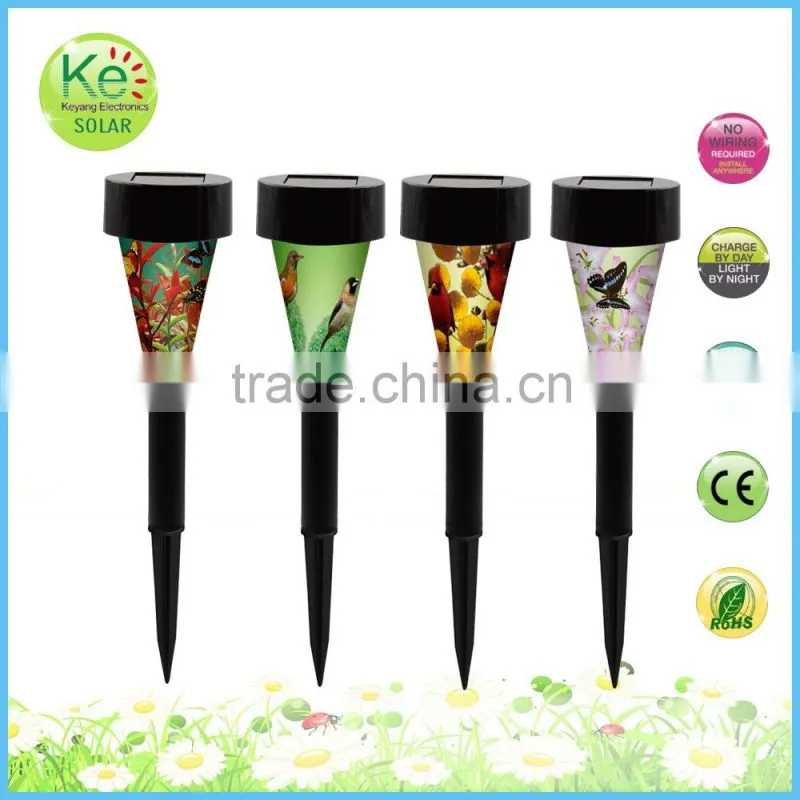 Solar Pathway Lawn Light motion stake LED Garden Yard Light