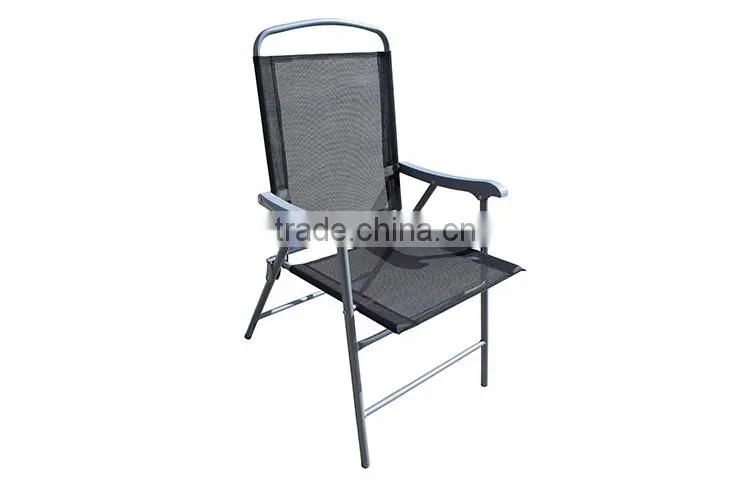 Steel+texlene metal folding chair/foldable chair
